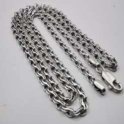 Vintage  Statement Jewelry Chain, 925 Sterling Silver, Signature,  10g