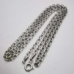 Vintage Fine Jewelry Chain, 925 Sterling Silver, Signed 10.01g