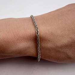 ELEGANT BRACELET 925 STERLING SILVER  MEN WOMES' FASHION JEWELRY CHARM