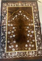 Palestinian Prayer Rug Carpet Islamic Muslim Salah Meditation Mat from Jerusalem