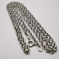 Vintage Fine Jewelry Chain, 925 Sterling Silver, Signed  16,13g