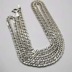 Vintage Beautiful  Jewelry Chain, 925 Sterling Silver, Signed  10.12g