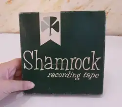 Rare USA Vintage Shamrock Recording Tape Music Case Gift 1/4 IN * 1800 FT