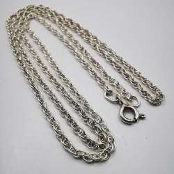 Vintage Beautiful  Jewelry Chain, 925 Sterling Silver, Signed  7.55g