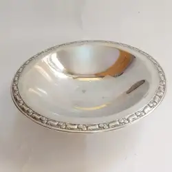 Vintage Oneida SilversMITHS Candy Dish Butter Bowl Beautiful Silver Plated 181 g