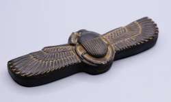 Ancient Egyptian Antiquities Rare Winged Scarab Beetle Khepri Amulet Egypt BC