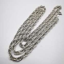 Vintage Beautiful  Jewelry Chain, 925 Sterling Silver, Signed  11.08g