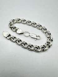 Vintage Beautiful Bracelet Jewelry, 925 Sterling Silver,Handmade   17,51g