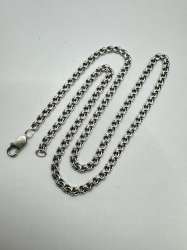 Vintage Beautiful  Jewelry Chain, 925 Sterling Silver, Signed  20.42g