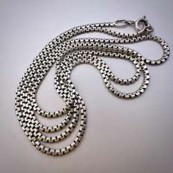 Cute Vintage Sterling Silver 925 Women's Men's Jewelry Chain Necklace 7.6 gr