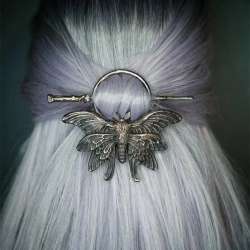 Vintage Metal Chopsticks Gothic Punk Hair Sticks - Nordic Style Headdress