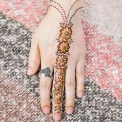 Huitan Vintage Butterfly Flower Carved Opening Rings for Women - Romantic Irregu