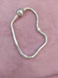 Panadura Bracelet with Charms Silver 925 Sterling Beauty Women Elegant