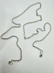 Vintage Fine Jewelry Chain,   925 Sterling Silver, Signed  12,64g