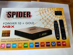 Spider Digital Satellite Receiver TV Box Forever 10 5G / 10 Years