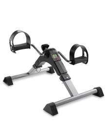 Foldable Under Desk Stationary Exercise Bike - Arm Leg Foot Pedal Exerciser
