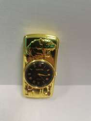 Windproof Lighter Vintage Watch Bezel Jet Flame Torch Refillable Butane Lighters