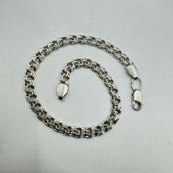 Vintage Beautiful Bracelet Jewelry, 925 Sterling Silver, Handmade   7g