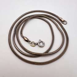 Vintage Gilt Sterling Silver 925 Women's Men's Jewelry Chain Necklace 10.8 gr