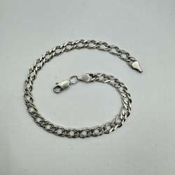 Vintage Beautiful Bracelet Jewelry, 925 Sterling Silver, Handmade   5,67g