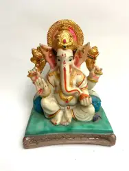 GANESHA STATUE Standing HIGH QUALITY Resin Hindu Elephant God Ganesh Decor