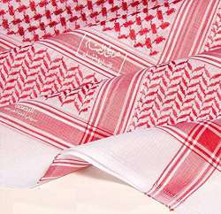 red shemagh scarf kufiyah hight quality brand made in England