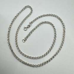 Vintage Beautiful  Jewelry Chain, 925 Sterling Silver, Signed  6,46g