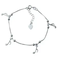 nice 925 SilverBreeze ankle bracelet no stones 2.96 gm women fashion jewelry
