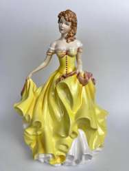 Royal Doulton Vintage Collectible Porcelain Figure Statue Pretty Lady England
