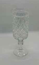 Mid Century Vintage water goblets Crystal barware dining kitchen drinkware