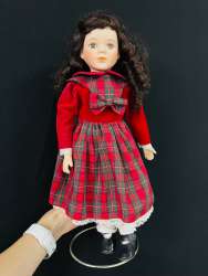 Vintage Promenade Collection Doll Charlotte Biscuit Porcelain Stand Marked