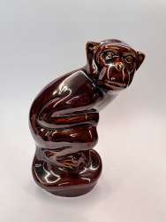 Hand Made Ceramic Pottery Figure Statue Monkey Made in Ukraine Souvenir Gift