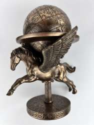 Pegasus Statue Figure Polystone Bronze Home Decor Made in Italy 18 cm
