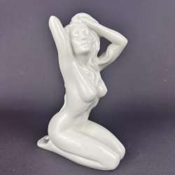 Naked Lady Girl Statue Figure Porcelain Home Decor Made in Italy 14 cm