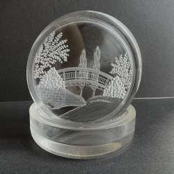 Vintage USSR Old Plastic Trinket Jewelry Box Marked