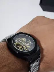 Wonderful Luxury Mechanical Black and Gold Men's Watch