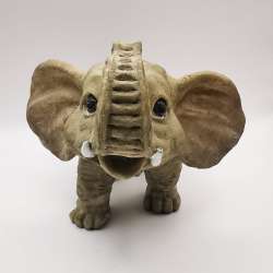 80s Vintage Very Rare Collectible Elephant Figurine