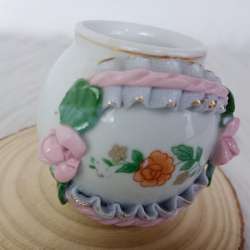 A small piece of vintage porcelain vase for home decor#P22