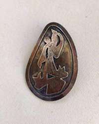 Silver Sterling Vintage Pin Brooch 925 pendant Jewelry Fine Old Israeli 4.56g