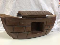 Wooden ship model Sailing Boat Handmade Africa