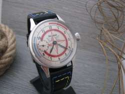 Molnija Russian Steel USSR Caliber 3602 Soviet Stainless Steel Mens Wrist Watch