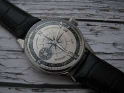 Molnija watch  43mm Soviet USSR 18 Jewelss Steel 3602 Caliber White Dial Watch