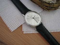 Poljot de Luxe Soviet 2209 Caliber Mechanical Leather Steel Men's Watch
