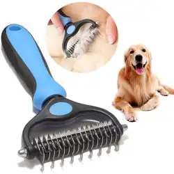 Professional Pet Deshedding Brush Dog Hair Remover Pet Fur Knot Cutter Puppy Cat