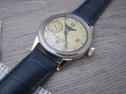 Molnija 43mm Soviet 3602 Caliber Mechanical Steel Case Men's Russian Watch