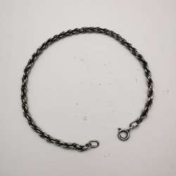 Vintage Sterling Silver 925 Women's  Jewelry Chain Bracelet Signed 5 g