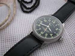 vintage raketa Shturmanskie Aviator Retro Mechanical  wristwatch  steel case