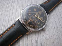 Luch USSR Caliber 2209 23 Jewels Steel Case Vintage Soviet Men's Wrist Watch