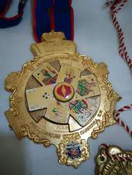 Antique Medals, Five pieces, Some Of Which Are Gold-Plated, Dating 1952-1993