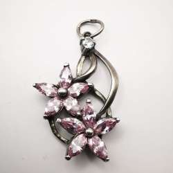 Vintage Fine 925 Sterling Silver Women's Pendant  4,2g